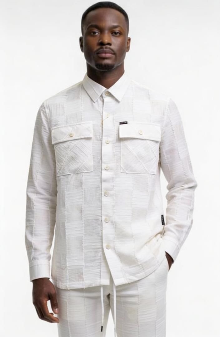 Ensemble surchemise et pantalon pour homme