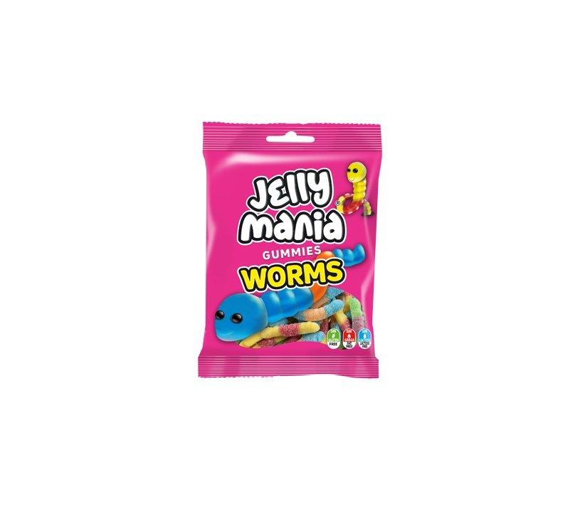Bonbon confiserie Jelly Mania Worms