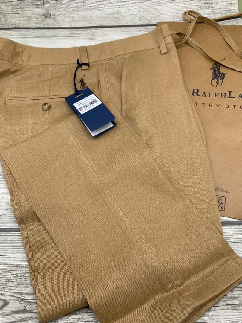 Pantalons en lin de la marque Ralph Lauren