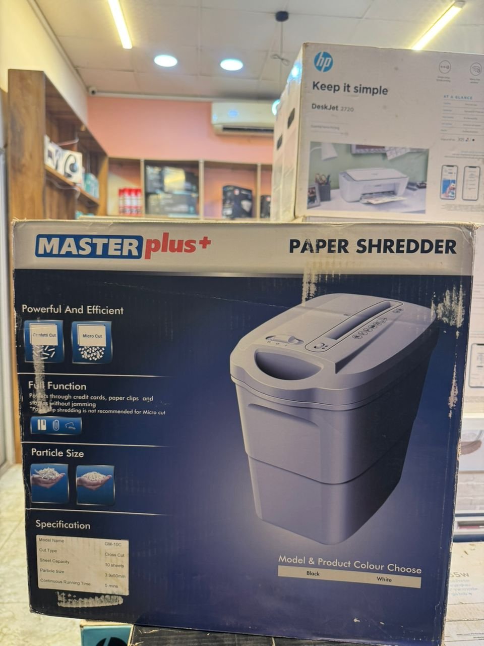 Déchiqueteuse de papier MASTER Plus+,
